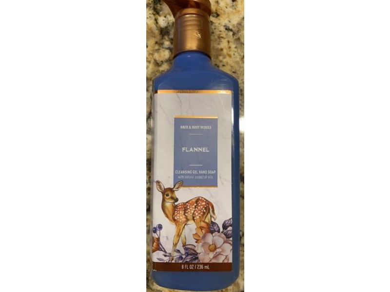 Bath & Body Works Cleansing Gel Hand Soap, Flannel, 8 fl oz/236 mL