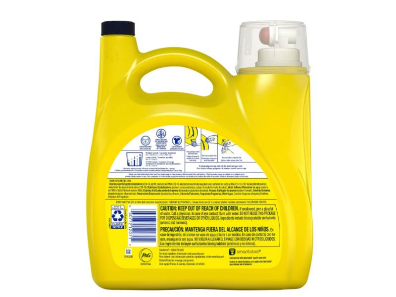 Tide Simply All In One Laundry Detergent, Refreshing Breeze, 128 Loads, 168 fl oz/4.96 L