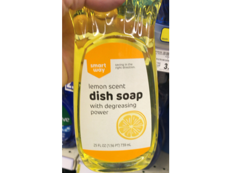 Smartway Dish Soap, Lemon Scent, 25 fl oz/739 mL