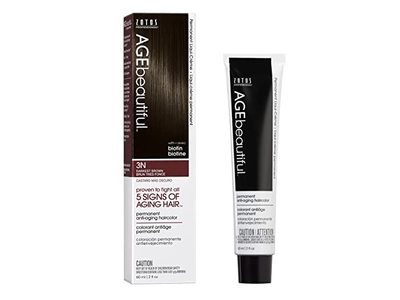 Zotos Agebeautiful Permanent Anti-Aging Haircolor, 3N Darkest Brown, 2 fl oz/60 mL