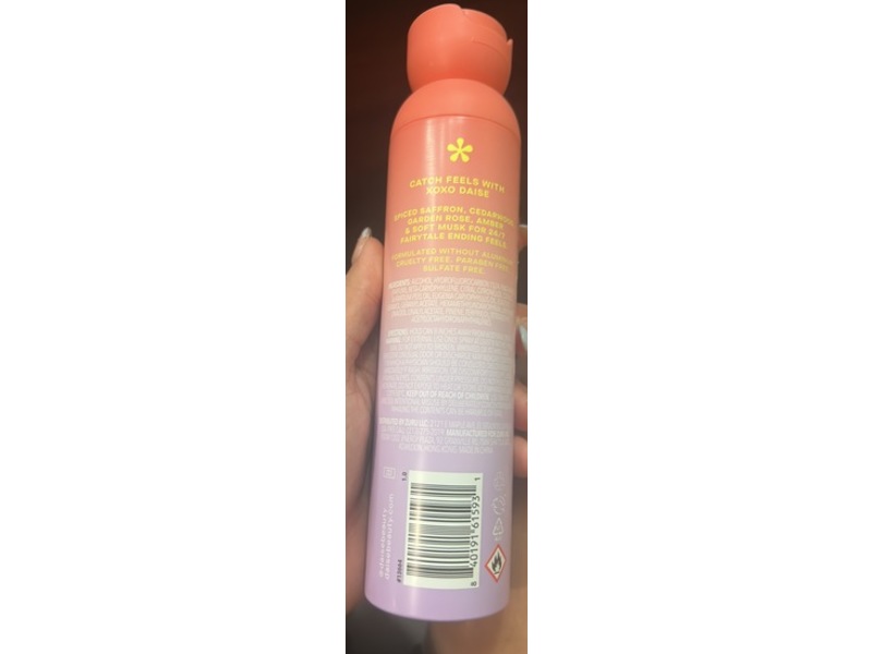 Daise All Body Spray & Deodorant, XOXO, Rose & Amber, 3.5 oz/100 g