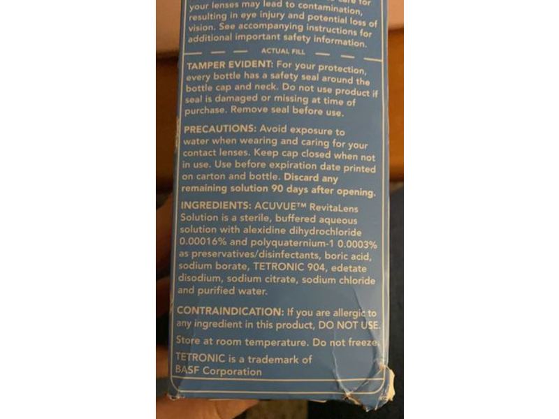 Acuvue Revita Lens Multi-Purpose Disinfecting Solution, 10 fl oz/300 mL, Twin Pack