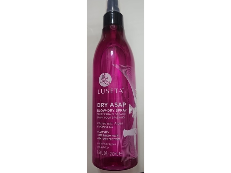 Luseta Dry ASAP Blow-Dry Spray, 8.5 fl oz/250 mL