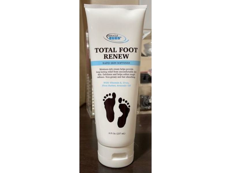 Miracle Plus Total Foot Renew, Rapid Skin Softener, 8 fl oz/237 mL