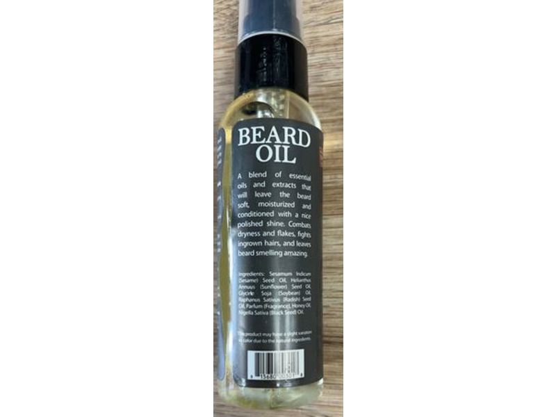 Uncle Jimmy Beard Oil, Black Seed Oil & Honey, 2 fl oz/59 mL