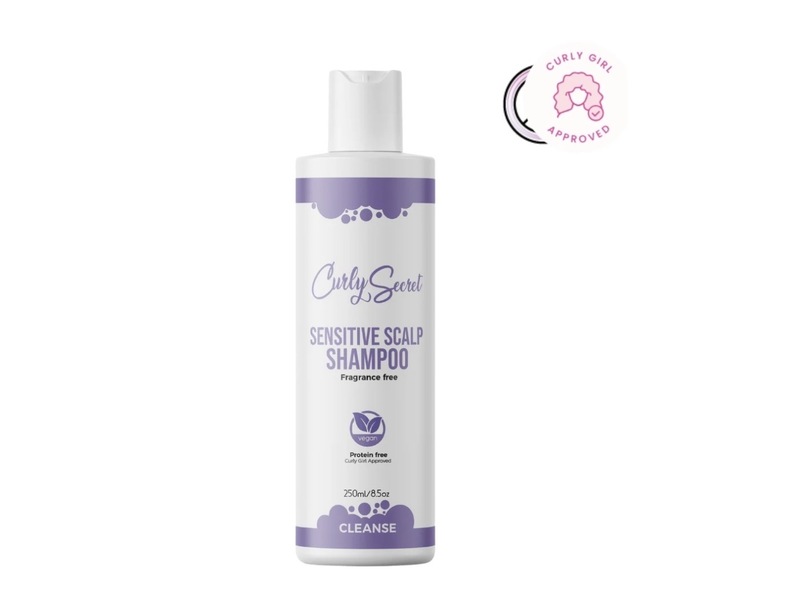 Curly Secret Sensitive Scalp Shampoo, Cleanse, 8.5 oz/250 mL