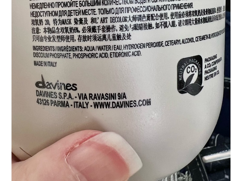 Davines 20 Activator, 900 mL/30.43 fl oz