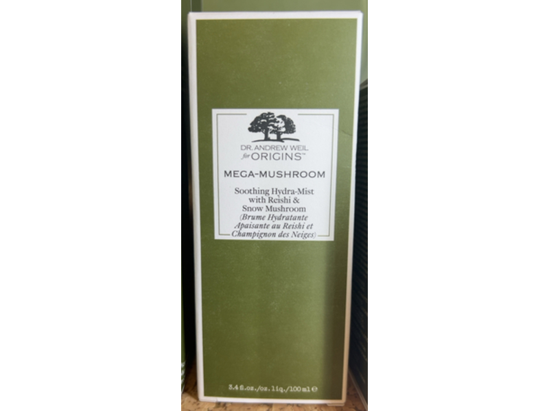 Dr. Andrew Origins Mega-Mushroom Soothing Hydra-Mist, Reishi & Snow Mushroom, 3.4 fl oz/100 mL