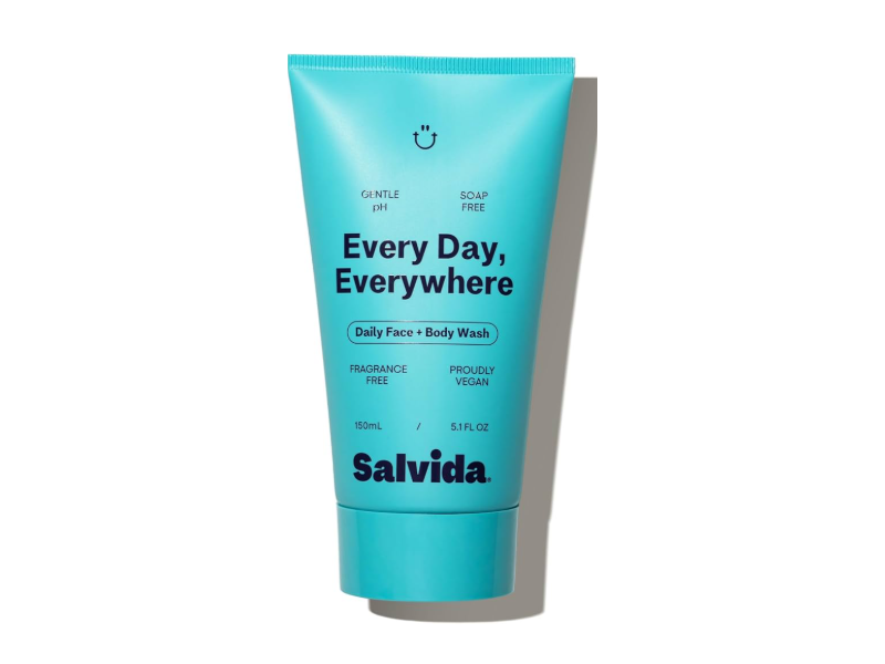 Salvida Every Day, Everywhere Daily Face + Body Wash, 3.1 fl oz/150 mL