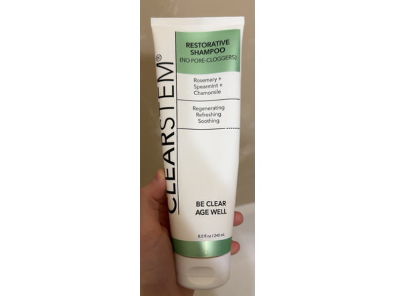 Clearstem Restorative Shampoo, Rosemary + Spearmint + Chamomile, 8.0 fl oz/240 mL