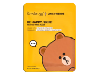 The Creme Shop Line Friends Printed Face Mask, Be Happy, 0.88 oz/25 g - thumbnail 1