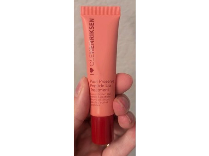Ole Henriksen Pout Preserve Peptide Lip Treatment, Strawberry Sorbet, 0.4 oz/ 12 mL