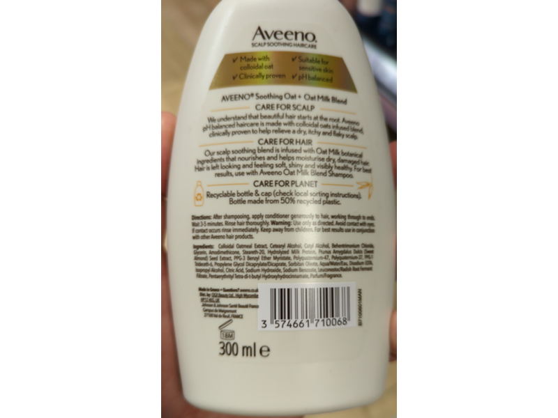 Aveeno Daily Moisture Conditioner, Oat Milk Blended, 10.1 fl oz/300 mL