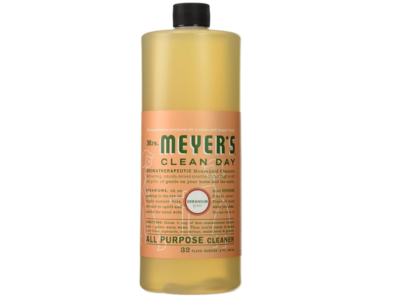 Mrs.Meyer's Clean Day All-Purpose Cleaner, Geranium, 32 oz/946 mL