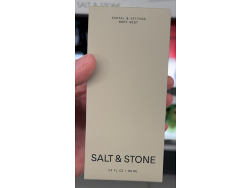 Salt & Stone Body Mist, Santal & Vetiver, 3.4 fl oz/100 mL