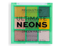 Revolution Ultimate Neons Eyeshadow Palette, Green Haze, 0.02 oz/0.75 g - Image 2