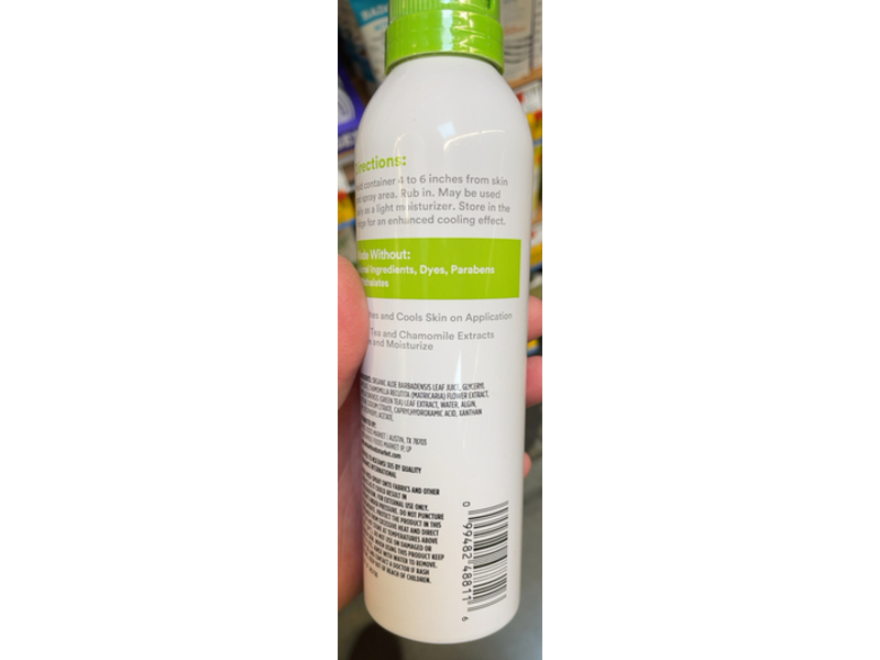 365 Whole Foods Market After Sun Aloe Vera Spray, 6 oz/170 g