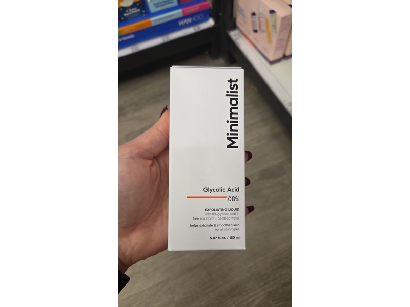 Minimalist Exfoliating Liquid, Glycolic Acid 8%, 5 fl oz/150 mL