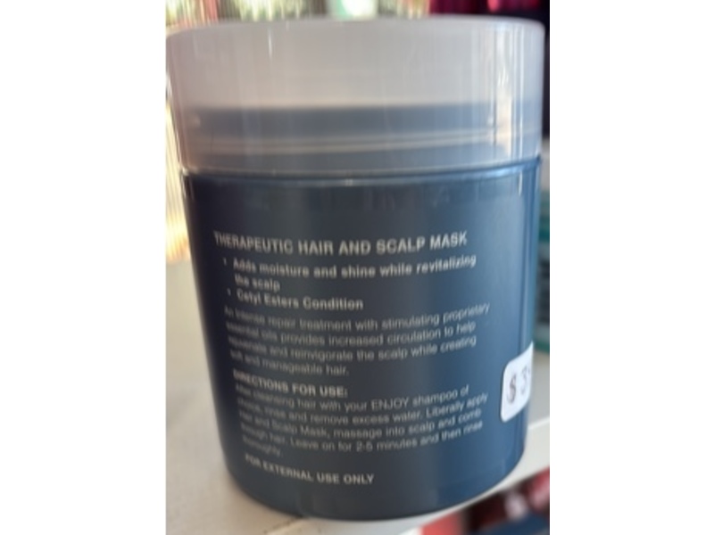 Enjoy Therapeutic Hair & Scalp Mask, Volume, 6.2 oz/175 g