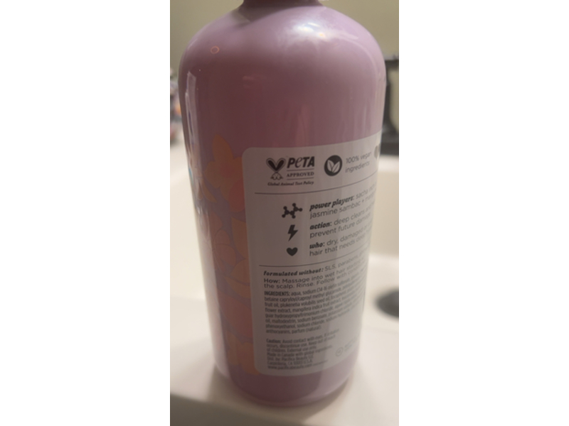 Pacifica Strength & Shine Foam Shampoo, Jasmine Agave, 12 fl oz/355 mL