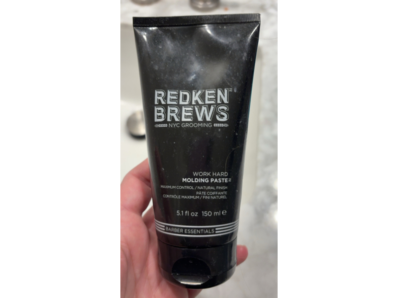 Redken Brews Work Hard Molding Paste, 5 fl oz/150 mL