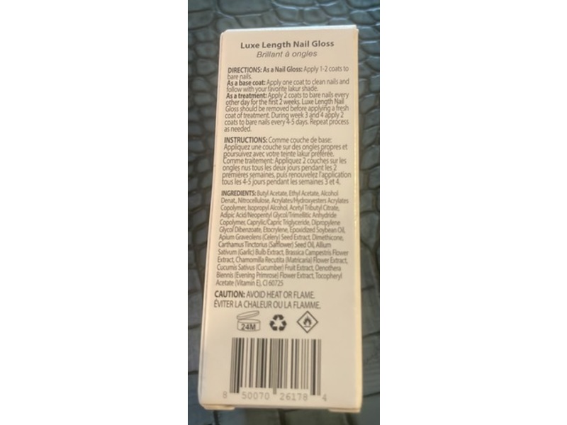 Londontown Kur Luxe Length Nail Gloss, 0.4 fl oz/12 mL