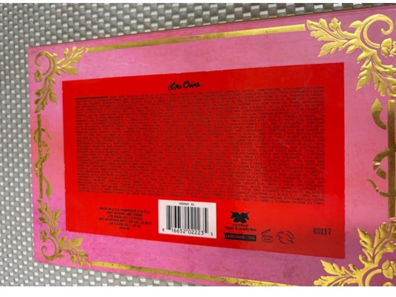 Lime Crime Venus XL Eyeshadow Palette, 0.059 oz/1.67 g