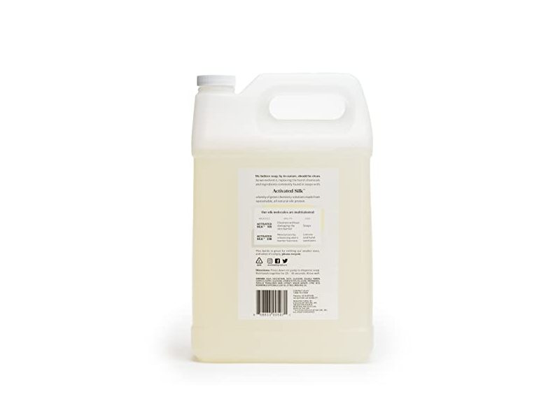 Evolved By Nature Liquid Hand Soap Refill, Rosemary Lemon Essential Oils, Moisturizing Naturally Derived Ingredients Biodegradable Hand Wash, Gallon (128oz)