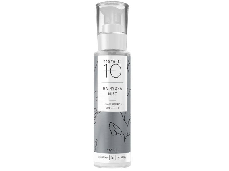 Rhonda Allison Pro Youth 10 Ha Hydra Mist, Hyaluronic+Cucumber, 4 oz/120 mL