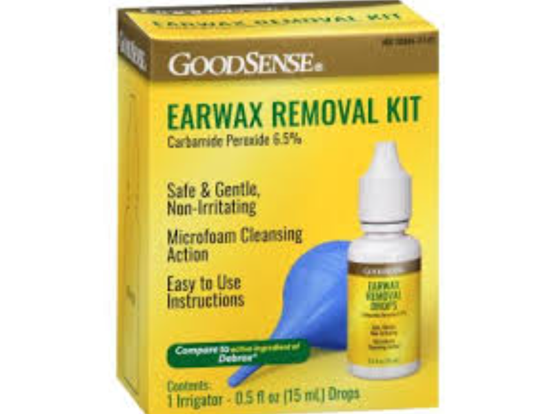 GoodSense Earwax Removal Drops, Carbamide Peroxide 0.5%, 0.5 fl oz/15 mL