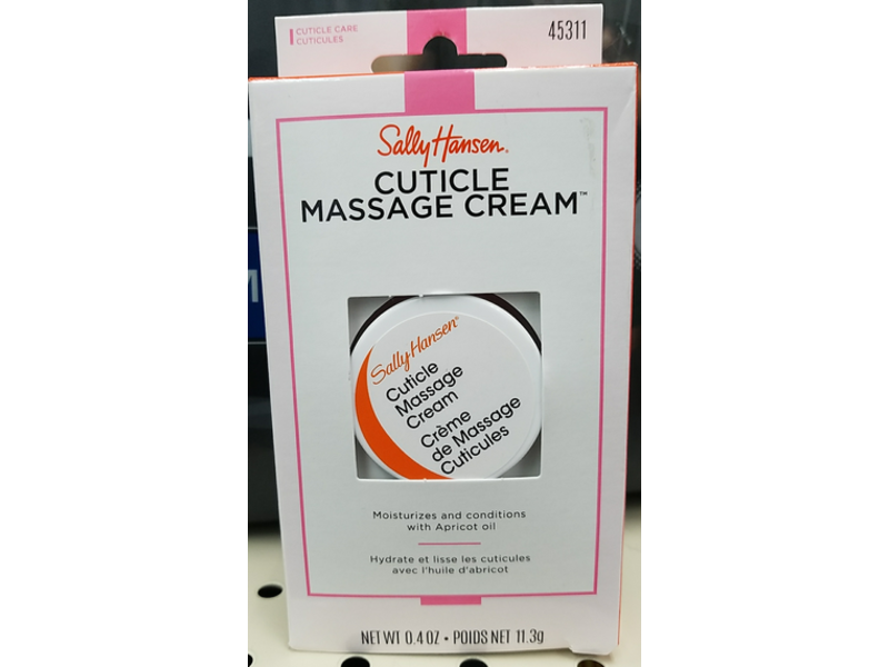 Sally Hansen Cuticle Massage Cream, 0.4 oz/11.3 g