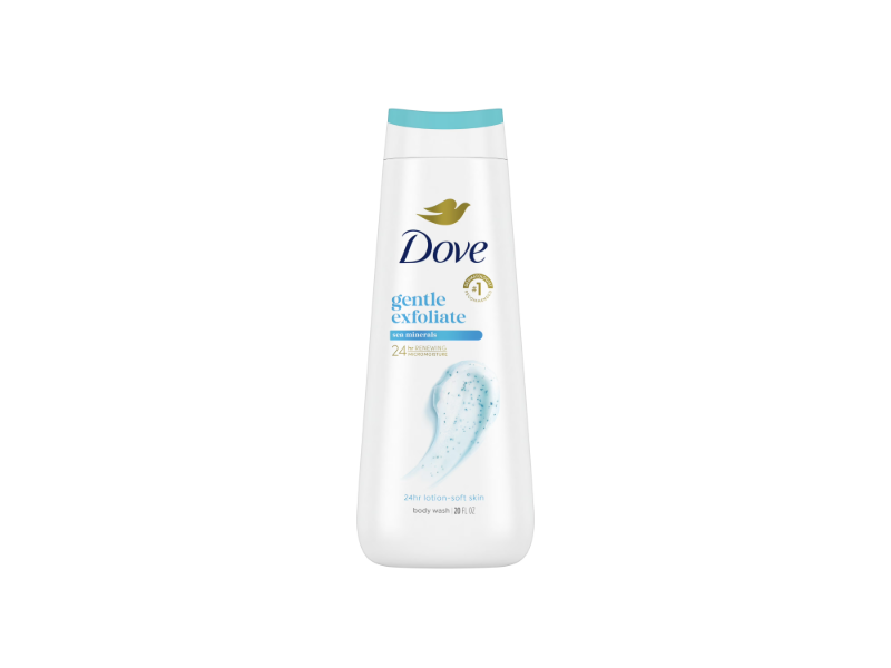 Dove Gentle Exfoliate Body Wash, Sea Minerals, 20 oz