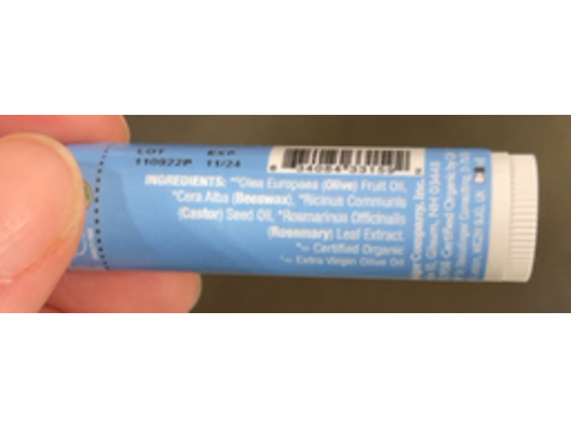 Badger Lip Balm, Unscented, 0.15 oz/4.2 g