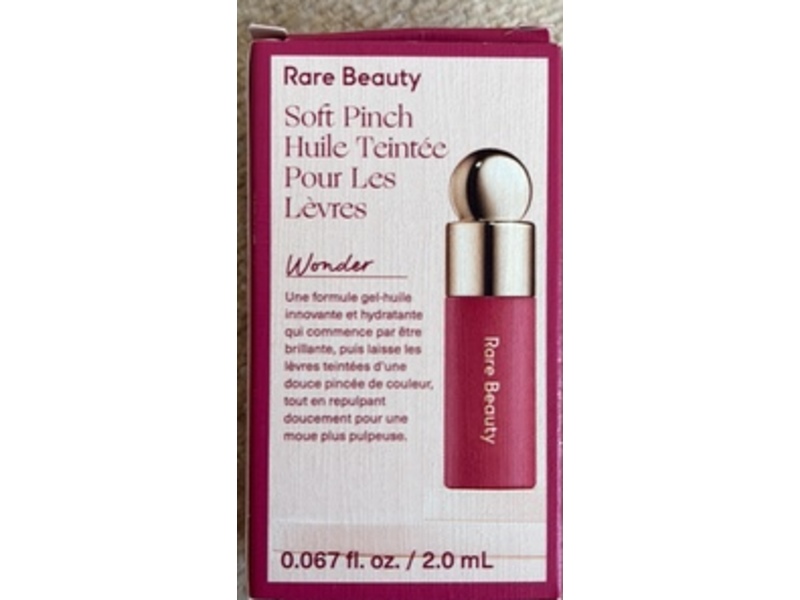 Rare Beauty Soft Pinch Tinted Lip Oil, Wonder Mini, 0.067 fl oz/2.0 mL