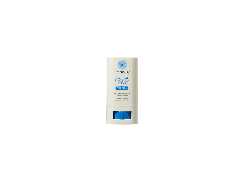 Little Urchin Natural Zinc Stick Clear Sunscreen, SPF 50+, .70 oz/20 g