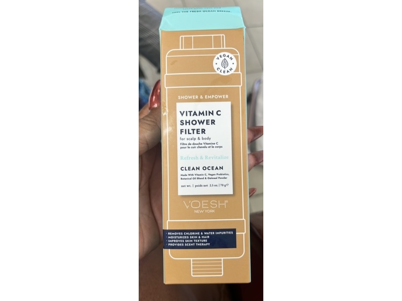 Voesh Shower Filter, Clean Ocean, 2.5 oz/70 g