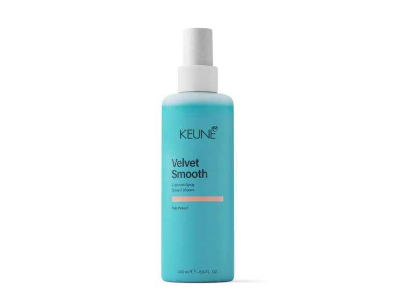Keune Velvet Smooth 2 Phase Spray, Tulip Extract, 6.8 fl oz/200 mL