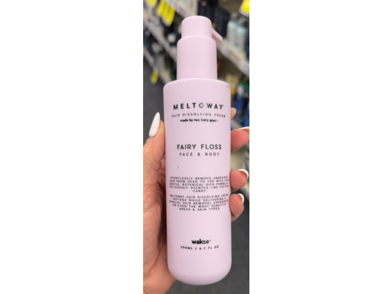 Wakse Meltoway Fairy Floss Face & Body Cream, 6.7 fl oz/200 mL