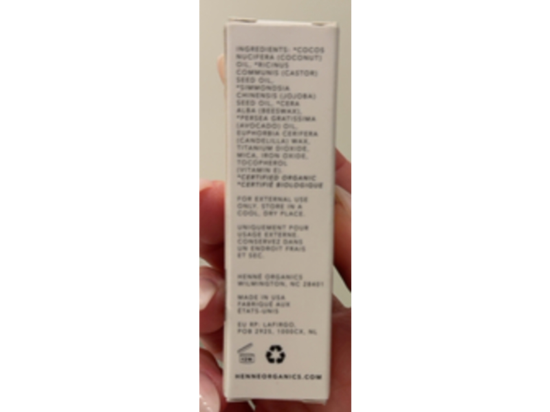 Henne Organics Luxury Lip Tint, Sunlit, 0.17 fl oz/5 mL