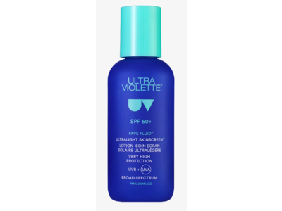 Ultra Violette Fluid Sunscreen, SPF 50+, 2.54 fl oz/75 mL