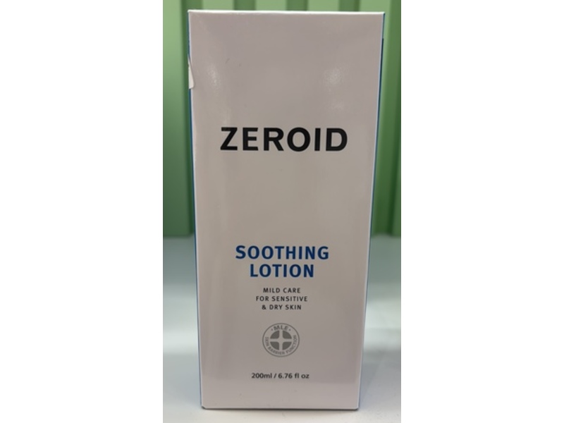 Zeroid Soothing Lotion, 6.76 fl oz/200 mL