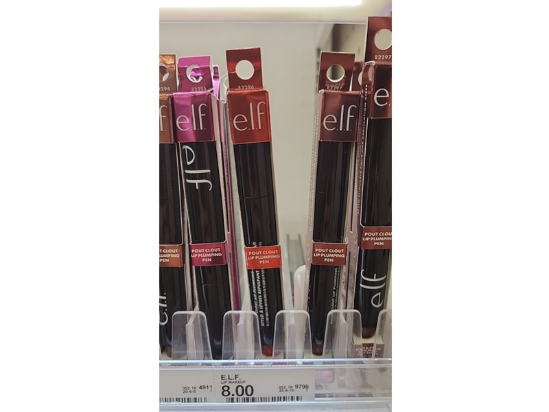 e.l.f. Cosmetics Pout Clout Lip Plumping Pen Lip Balm, Red My Mind, 0.07 oz