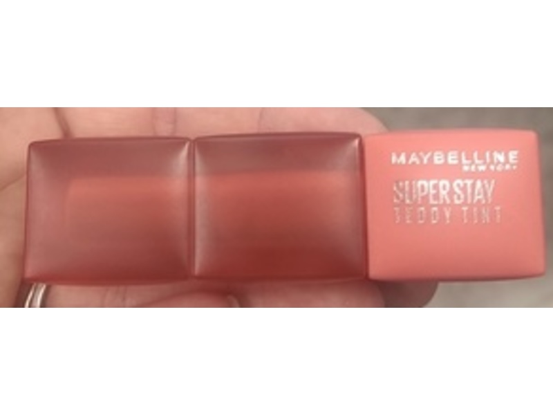 Maybelline New York Super Stay Teddy Tint Lipstick, Baby Tee, 0.17 fl oz