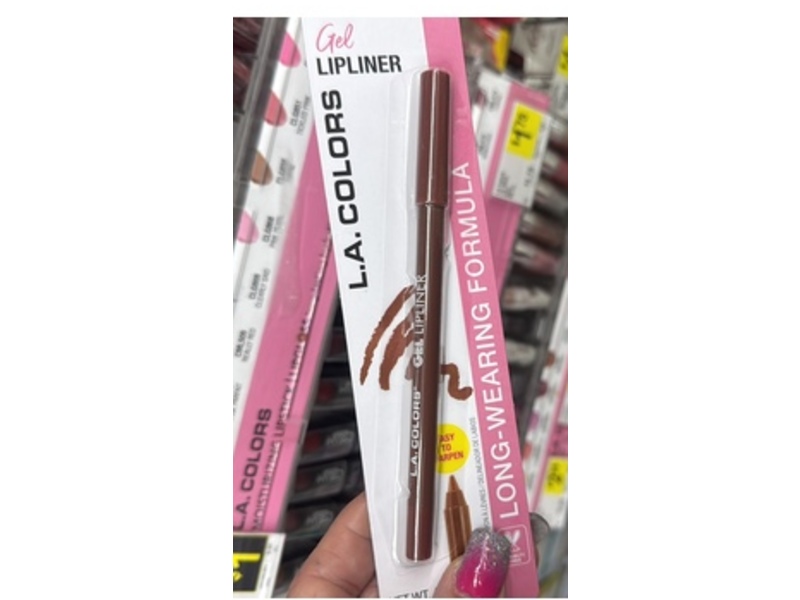 L.A. Colors Gel Lip Liner, My Favorite Nude, 0.05 oz/1.5 g