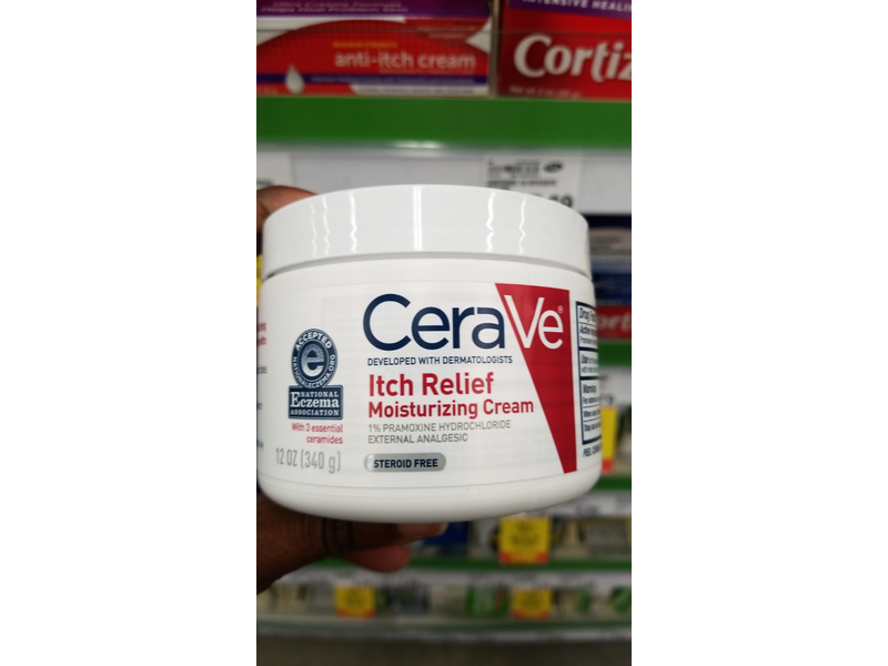 CeraVe Itch Relief Moisturizing Cream, 12 oz