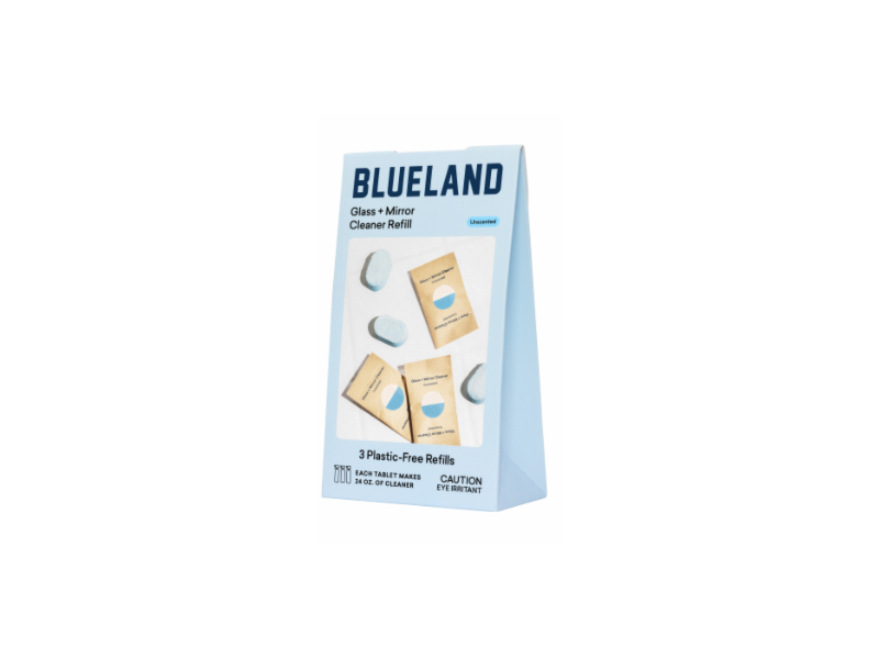 Blue Land Glass + Mirror Cleaner Refill Tablet, 24 oz