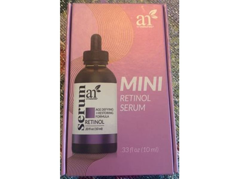 Artnaturals Mini Retinol Serum, Age Defying + Restoring Formula, 0.33 fl oz/10 mL