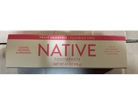 Native Toothpaste, Fruit Smoothie, 4.1 oz/116 g - thumbnail 2