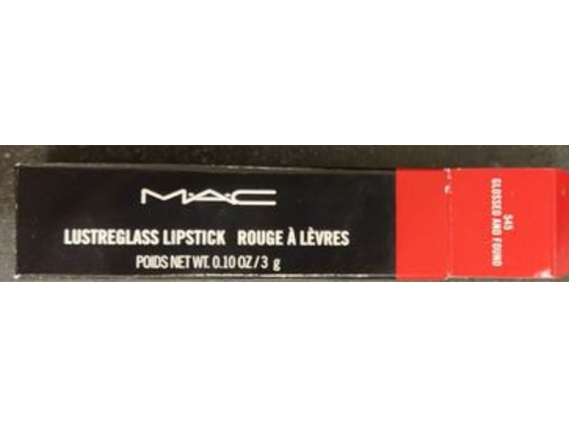 M.A.C Lustreglass Lipstick, Glossed And Found, 0.10 oz/3 g
