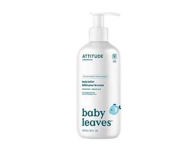 Attitude Baby Leaves Body Lotion, Good Night + Bonne Nuit, 16 fl oz/473 mL